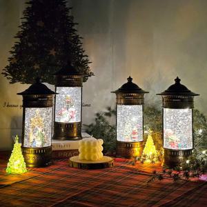 원통 빈티지 우체통 크리스마스 워터볼 오르골 4종