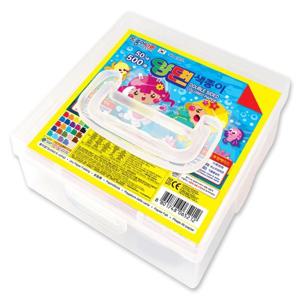 500매 50색 양면색종이 (케이스)