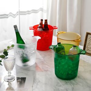 컬러풀 맥주 샴페인 와인 칠러 얼음통 아이스버킷 8L