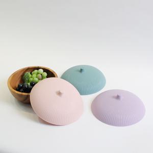 플래티넘 실리콘 덮개 21cm 그릇 접시 용기 전자레인지 뚜껑 중(M)
