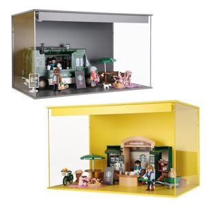 스타벅스 플레이모빌 시즌2 진열장 대형 그레이, 옐로