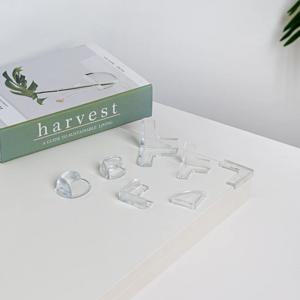 세이플린 투명 모서리 보호가드 책상 코너 쿠션 가드 보호대 PVC 양면 테이프