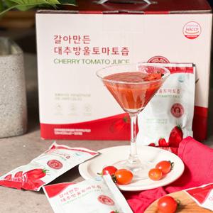갈아만든 대추 방울토마토즙 방울토마토 100% 120ml*50포