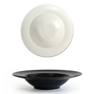 멜라민 파스타 스파게티 샐러드 접시 24.2cm 5호 크림