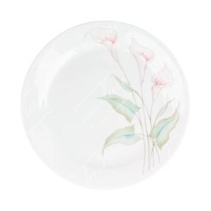 코렐 백합 원형 중접시 식기 그릇