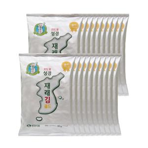 재래김 골드 성경김 60g*20봉 지도표 잘라먹는 전장