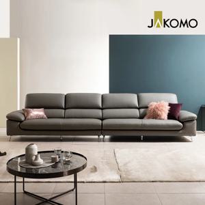 루셀 6인 천연면피 소가죽 소파