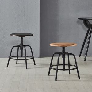 링고 원형 원목 인테리어 간이스툴