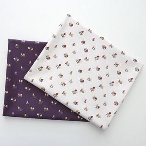 면20수평직 꽃무늬 플라워 모티브 감성 원단 천 패브릭 바스켓 손가방 DIY-미니장미 2종