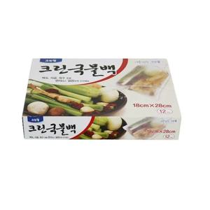 국물백 12매입 백숙 사골 육수 다시마 우림백 멸치망