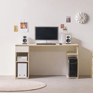 나다운 E0목재 LPM 1400 일자형 본체수납 책상세트 학생책상