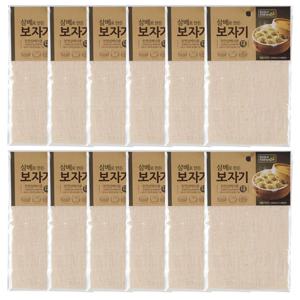 삼베로 만든 면 보자기 - 대 45x49 12개 묶음상품