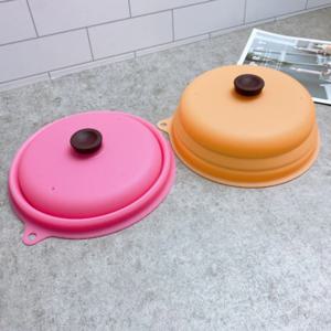 실리콘 접이식 전자렌지뚜껑 용기커버 뚜껑