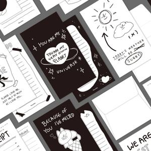 리틀두들 미니편지지