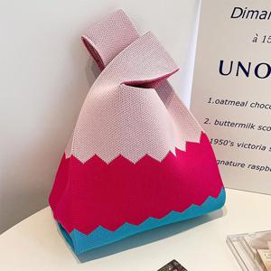 아이스크림 니트 미니 토트백 손가방 미니백 손목가방 핸드백