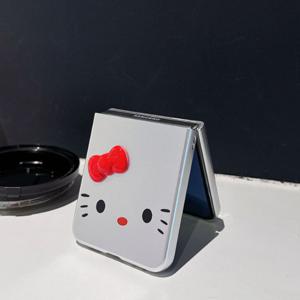 갤럭시 Z플립6 플립5 플립4 플립3 지플립 갤플립 ZFLIP 케이스 실버 메탈릭