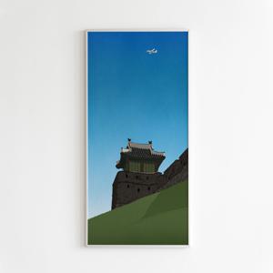 수원 화성 / 일러스트 포스터 / 인테리어 포스터