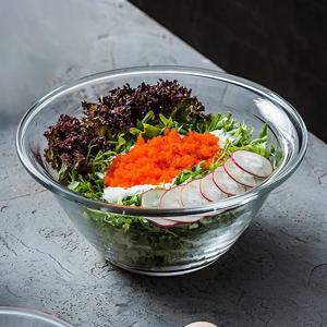 샐러드볼 유리 볼 강화 유리 보울 미스터쉐프 L