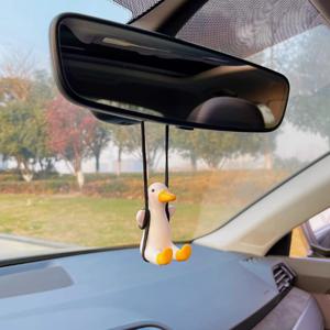 그네 오리 스윙덕 룸미러 걸이 자동차 악세사리 장식소품 꾸미기