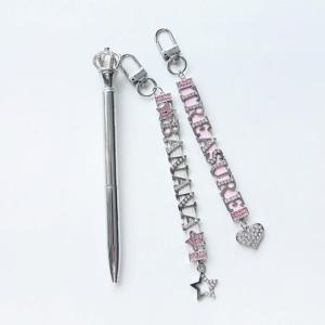 커스텀 큐빅 이니셜 알파벳 네임 키링 줄-풀큐빅