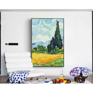 [해외]반 고흐  DIY 명화 그리기 대형 유화 그림 아크릴화 색칠 캔버스 세트