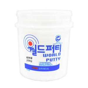 삼화 메꾸미 빠데 석고보드 벽보수 퍼티  월드퍼티 외부용 25kg