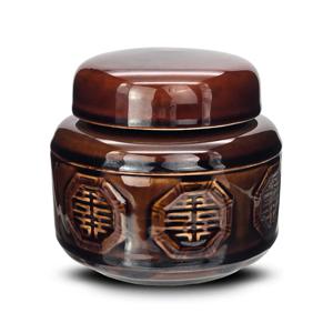 국산항아리 소금 단지 밀폐용기 액기스병 600ml 꿀 보관용기 도자기