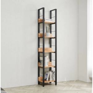 원목 오픈선반 책꽂이 5단 키큰 틈새 장식장 책장 400x300