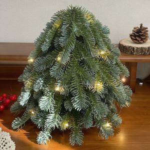 크리스마스 미니 트리 무장식 기본 미니벨 30cm PE100 탁상 소형 전구포함 스커트