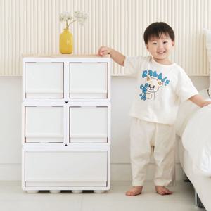 1+1 뉴코코맘 유아 블럭 서랍장(대형) 아기서랍장 옷정리함 수납박스
