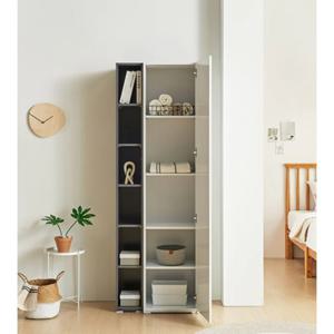 LPM 양주진열 도어 선반 인테리어 수납장 600 B (3colors)