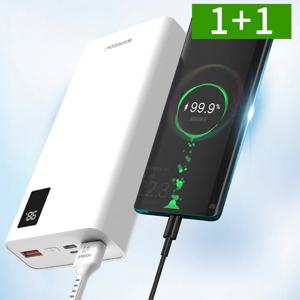 1+1 대용량 고속충전 20000mah 보조배터리 20W PD C타입 잔량표시