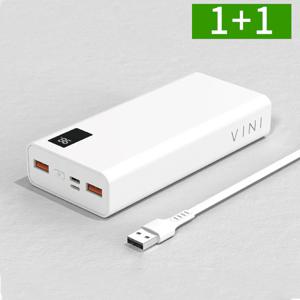 1+1 대용량 고속충전 20000mah 보조배터리 PD 20W C타입 잔량표시