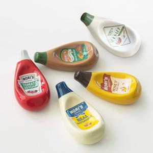 모리스 소스병 소스볼 5type 택1 / 케첩 마요네즈 도자기 양념 종지 그릇