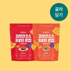 저당 프로틴 콘칩 양념치킨 김치라면 40g 2종 택1