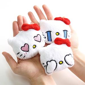 표정부자 삼냥이  봉제인형 키링 3종세트 이모티콘 고양이 커플아이템 가방 폰 꾸미기