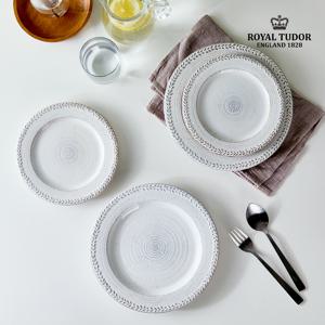 엘리자베스 도자기 접시 세트 4P 유럽풍 빈티지스타일 영국 본차이나 플레이팅