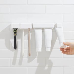욕실 정리 다용도 홀더 면도기 걸이 커버 거치대