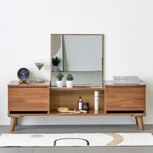 녹스 와이드 심플 좌식화장대