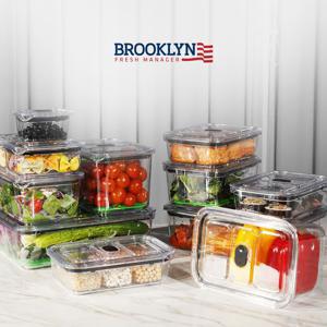 브루클린 트라이탄 밀폐용기 전자렌지 냉동밥 보관 용기