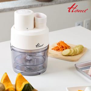 전동 멀티 채칼 다지기 야채 오토슬라이서 3in1 멀티초퍼 채썰기 자동 커팅