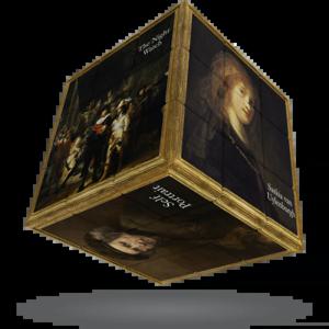 브이큐브 V-CUBE 직선형 FLAT 렘브란트 3x3