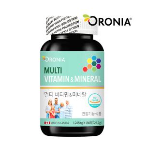 멀티비타민 미네랄 대용량 180정 6개월분 남여 종합비타민 종합영양제