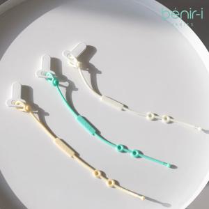 아기 치발기 쪽쪽이 멀티 클립 실리콘 스트랩 3종