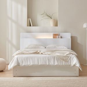 소놉스 LED 리노 평상 침대프레임 SS/Q (매트제외)_D