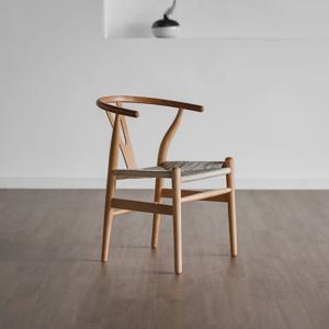 와이체어 내추럴 지끈 방석 체어