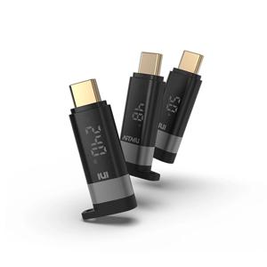 USB4 C타입 100W 240W 5A 듀얼 LED 디스플레이 젠더