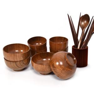 BUCK703 캠핑 우드식기 16P세트 (가방포함) 캠핑용품