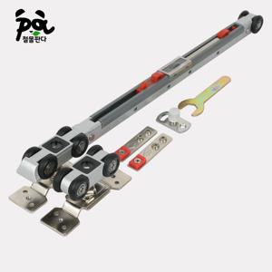 EMD105 슬라이딩롤러세트 미닫이문부속 노출행거 행거부속 슬라이딩레일부속