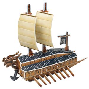 DIY 종이 입체 퍼즐 만들기 거북선